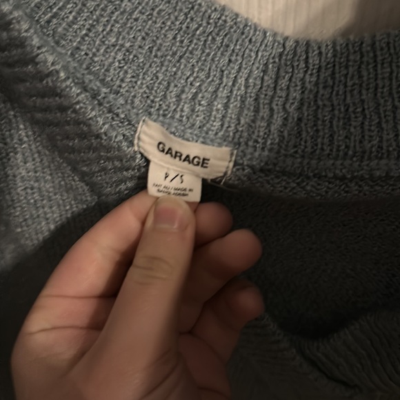 Garage v-neck knit sweater - Picture 3 of 4